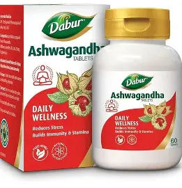 Dabur Ashwagandha Tablet - Immunity Booster | Rich in Anti Oxidants (60 tablets) & Dabur Triphala Churna Ayurvedic Remedy For Gastro Intestinal Health - 500g